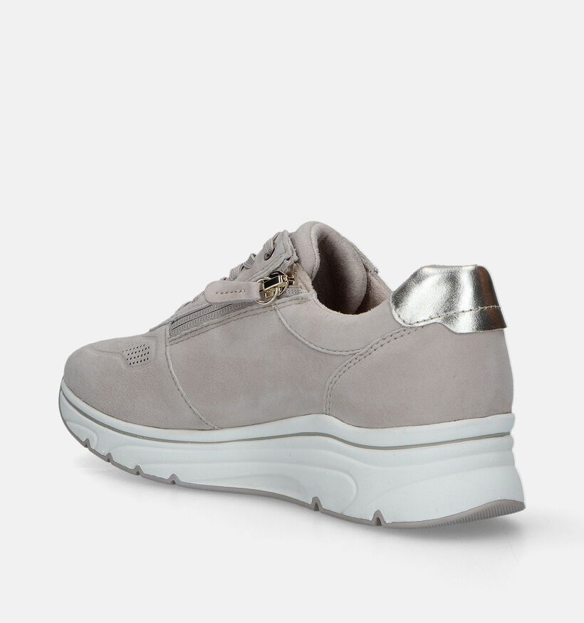 Tamaris Relax Fit Taupe Sneakers voor dames (335929) - geschikt voor steunzolen