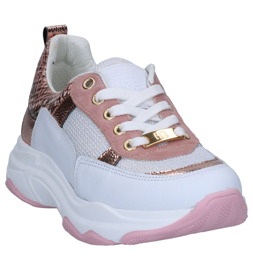 Hampton Bays Baskets basses en Or rose en cuir (270781)