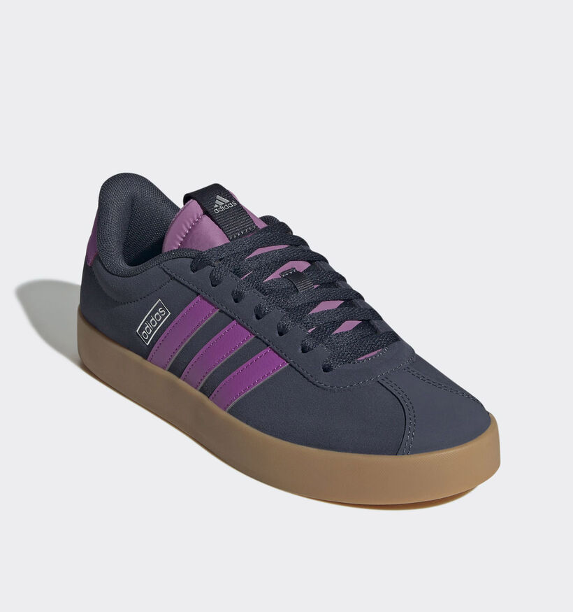 VL Court 3.0 Baskets sportives en Blanc adidas VL Court 3.0 Baskets en Gris/Violet pour femmes (365385) - pour semelles orthopédiques