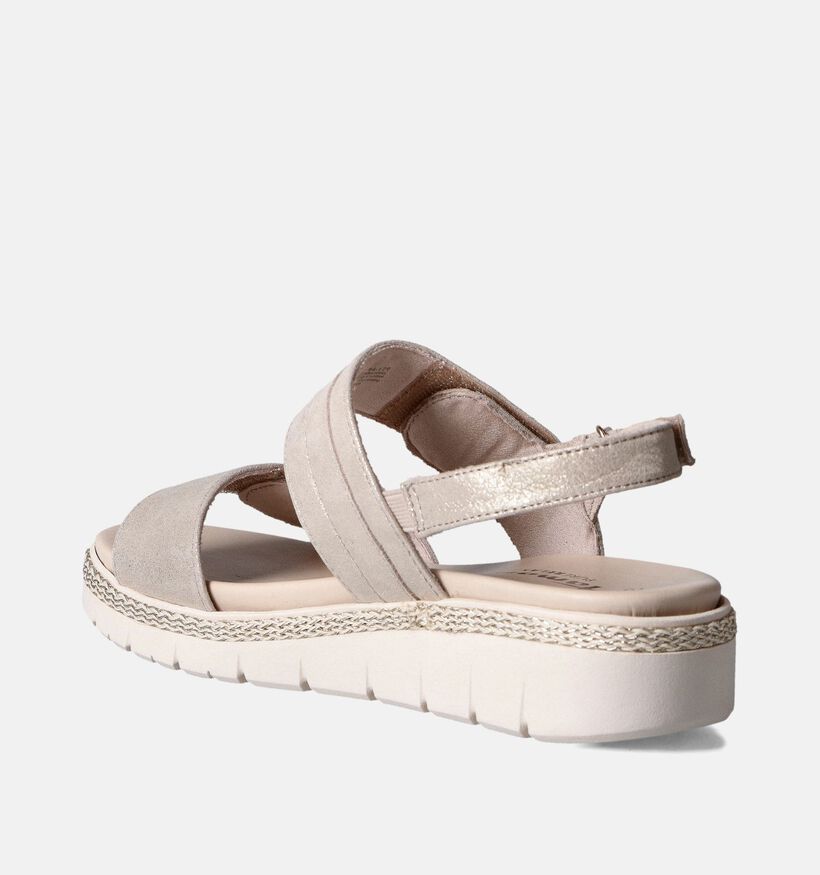 Tamaris Gouden Sandalen met Sleehak voor dames (354416)