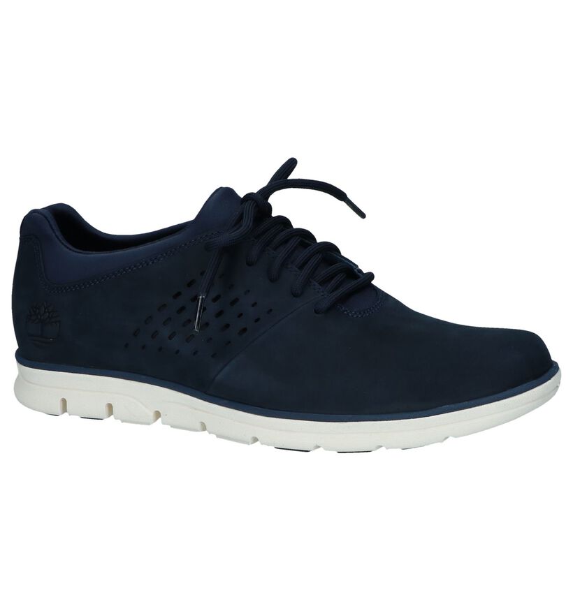 Timberland Bradstreet Donkerblauwe Casual Schoenen in daim (220696)