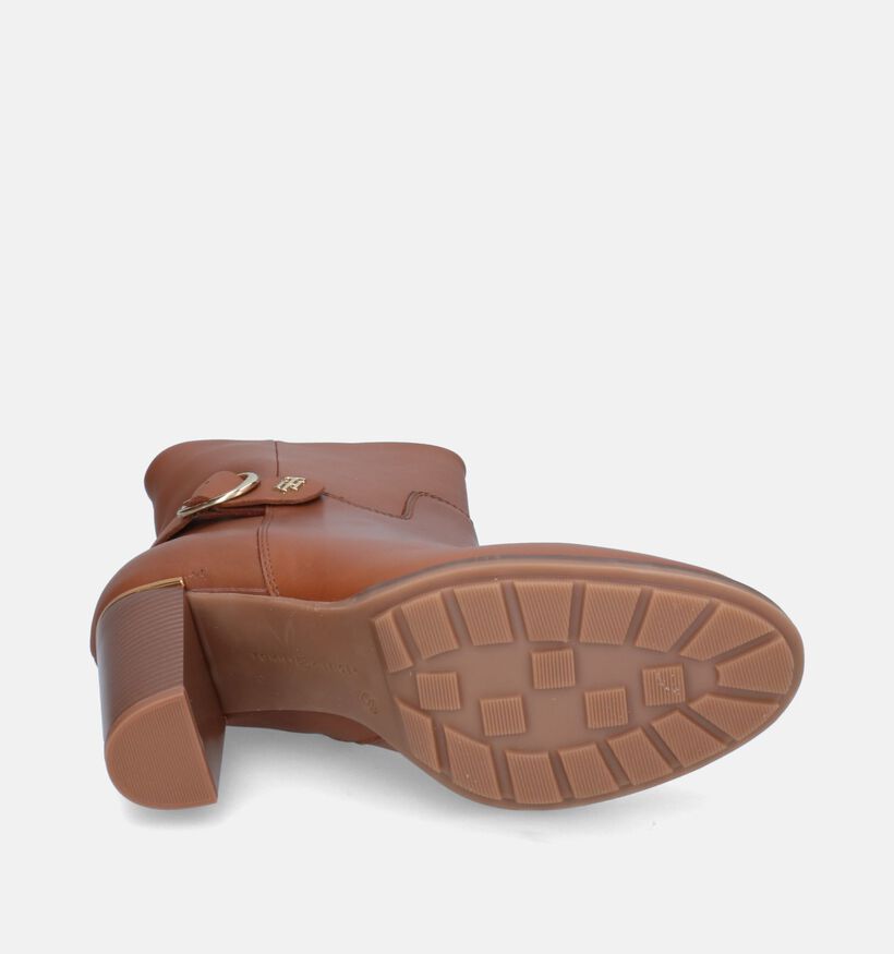 Tommy Hilfiger Belt Bottillons en Camel en cuir (314021)