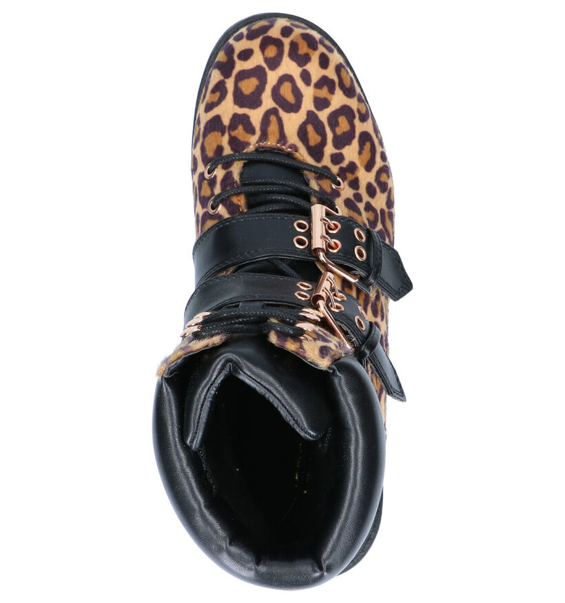 Vero Moda Vmluisa Bottines en Marron en simili cuir (256056)
