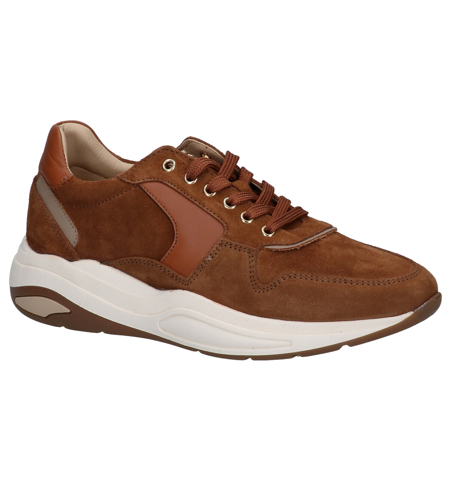 Scapa Cognac Veterschoenen Dames Sneakers Online op TORFS.BE