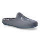 Hush Puppies Calvy Pantoufles en Gris en textile (313726)