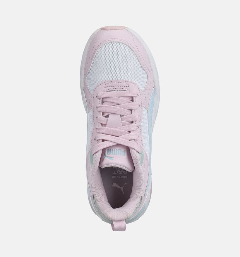 Puma Trinity 2 LT Baskets basses en Blanc pour filles (375580) - pour semelles orthop&eacute;diques