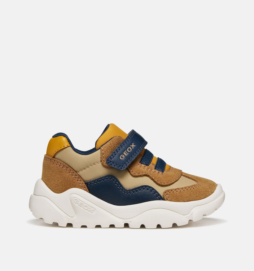 Geox Ciufciuf Cognac Sneakers voor jongens (376218) - geschikt voor steunzolen