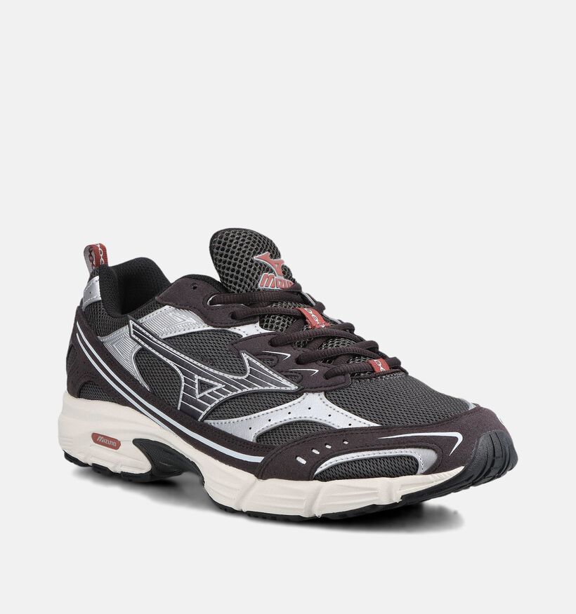 Mizuno MXR Suede Baskets en Noir pour hommes (376447)