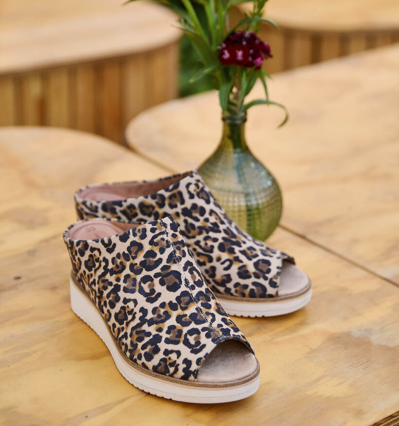 Tamaris Nu-pieds compensées en Marron pour femmes (354341)