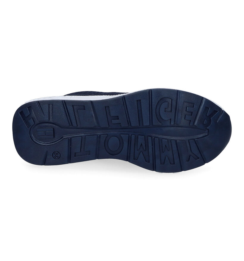 Tommy Hilfiger Baskets basses en Bleu foncé pour garçons (303933) - pour semelles orthopédiques