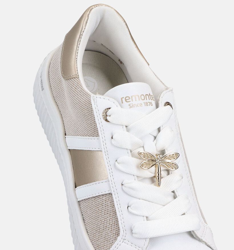 Remonte Witte Geklede Sneakers voor dames (367739) - geschikt voor steunzolen
