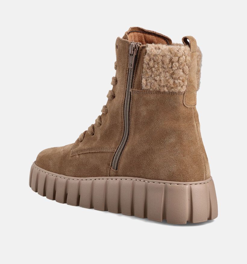 Gabor Bottines à lacets en Cognac pour femmes (363151) - pour semelles orthopédiques