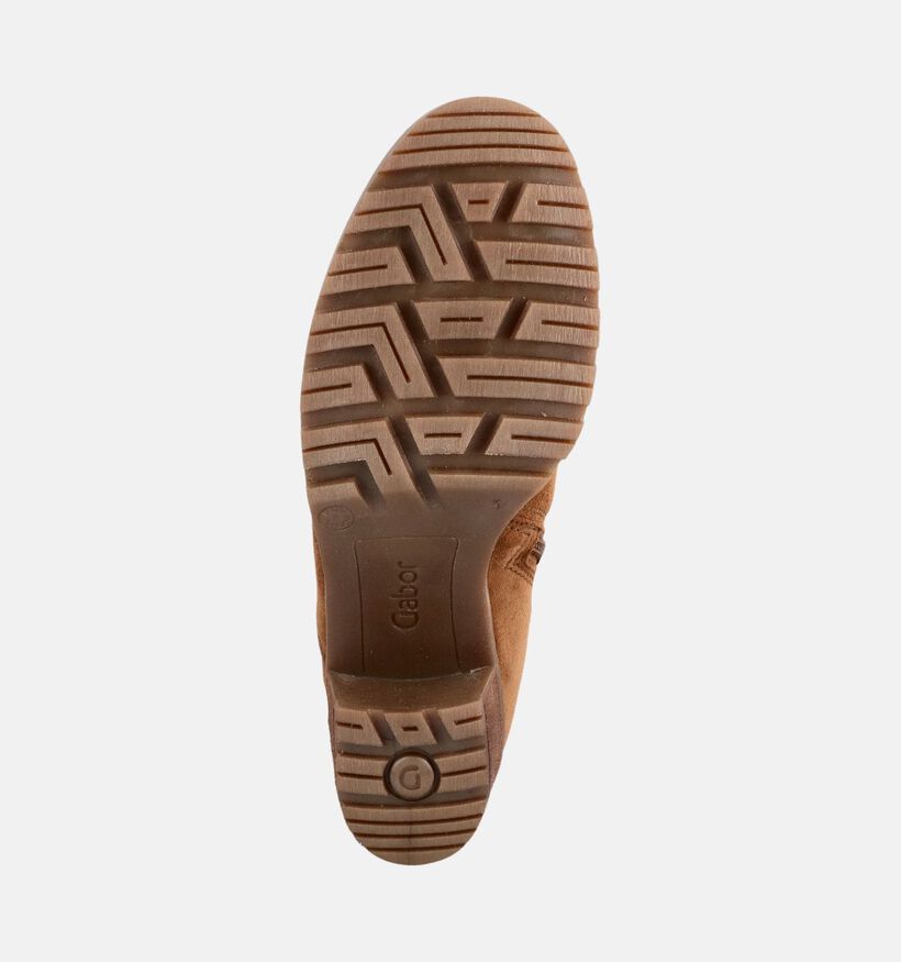 Gabor Comfort Bottines &agrave; talons en Cognac pour femmes (380073)