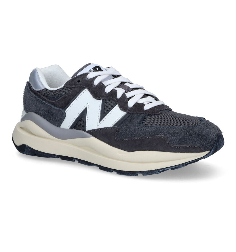 New Balance M 5740 Baskets en Gris en daim (319191)