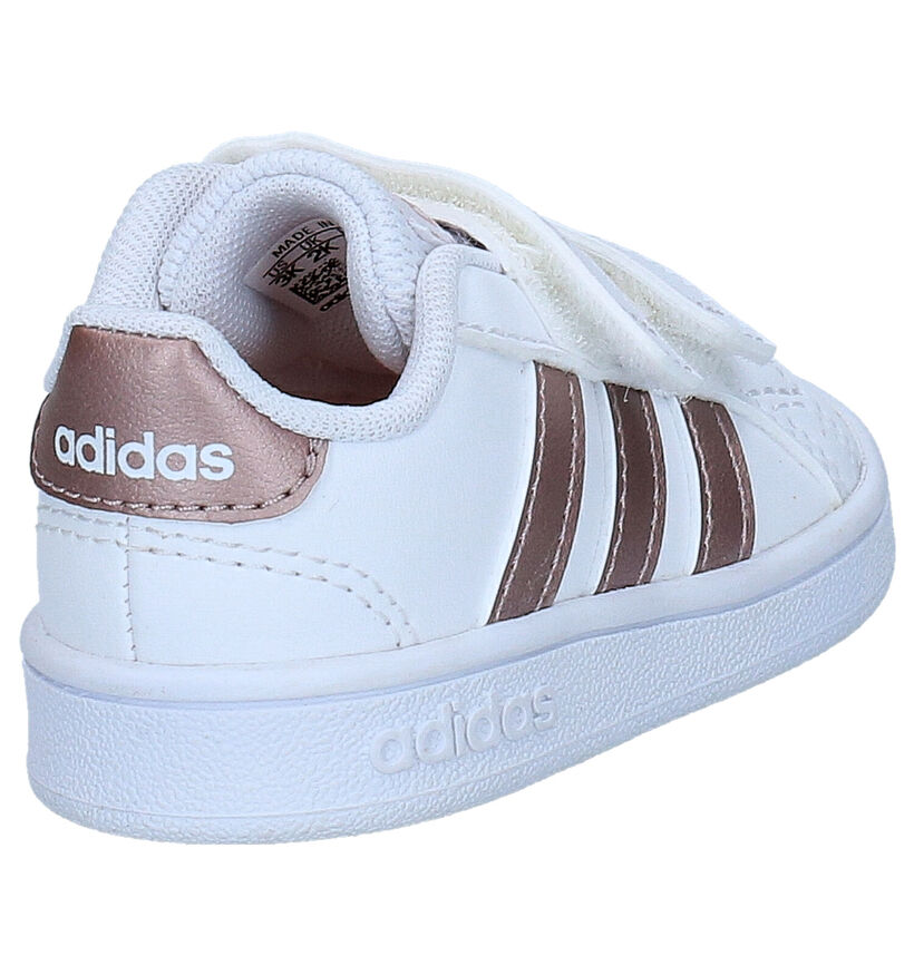 adidas Grand Court I Baskets en Blanc en simili cuir (311536)