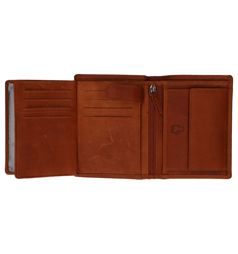 Euro-Leather Cognac Portefeuille voor heren (310404)