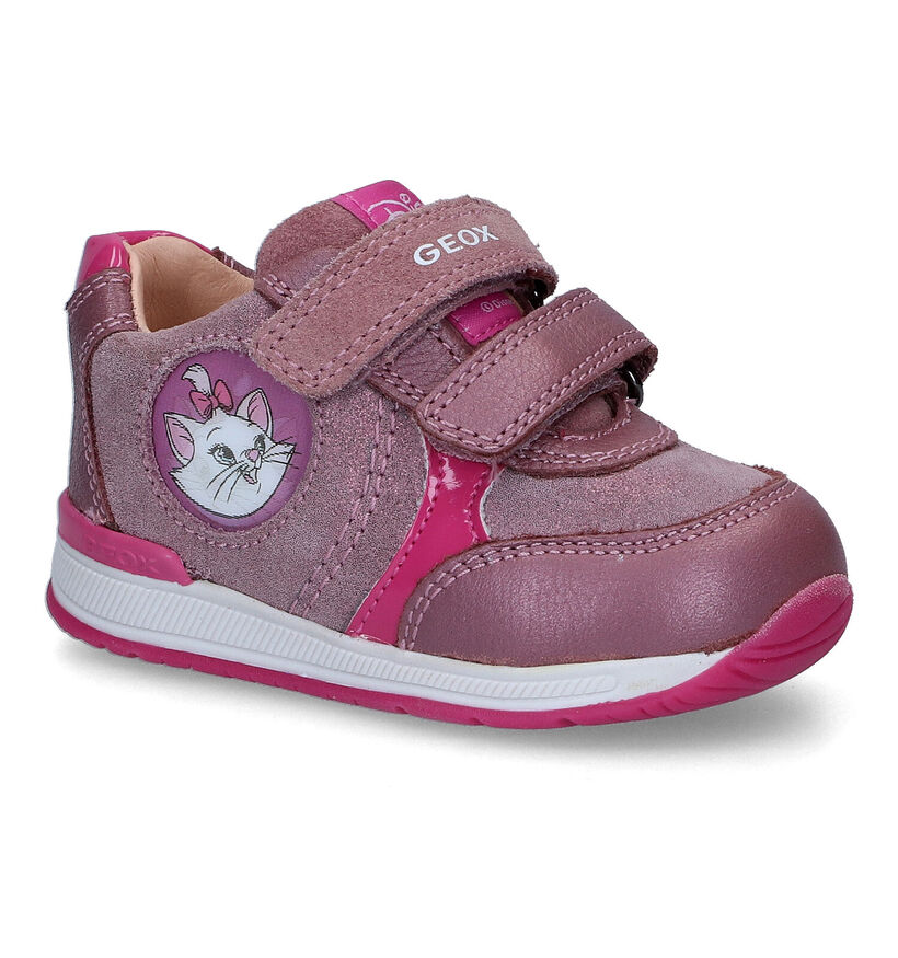 Geox Rishon Chausures pour bébé en Rose Disney Marie en cuir (317604)