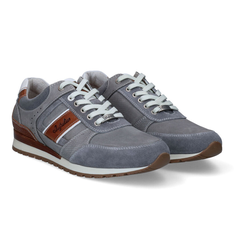 Australian Condor Chaussures à lacets en Gris pour hommes (306710) - pour semelles orthopédiques