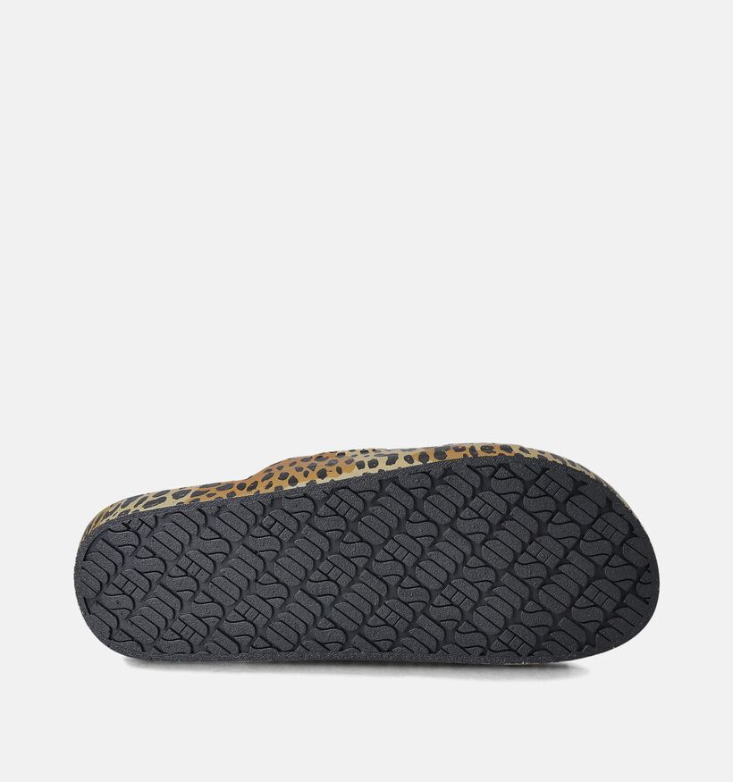 Freedom Moses Prints Claquettes en Noir pour femmes (354911)