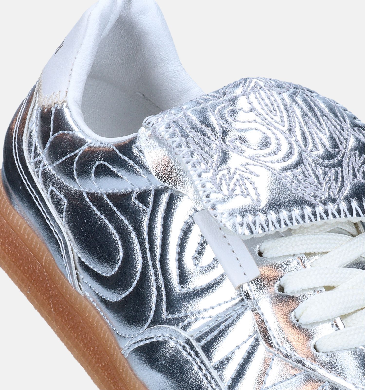 Steve Madden Eforma Zilveren Sneakers Dames Sneakers Online op TORFS.BE