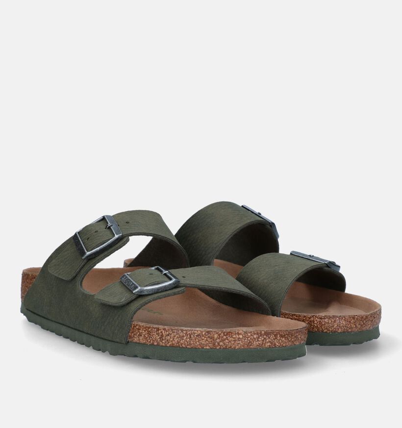 Birkenstock Arizona Nu-pieds en Noir pour hommes (213368)