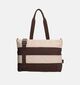 ZEBRA Puffer Sac ordinateur en Marron/Beige pour femmes (380978)