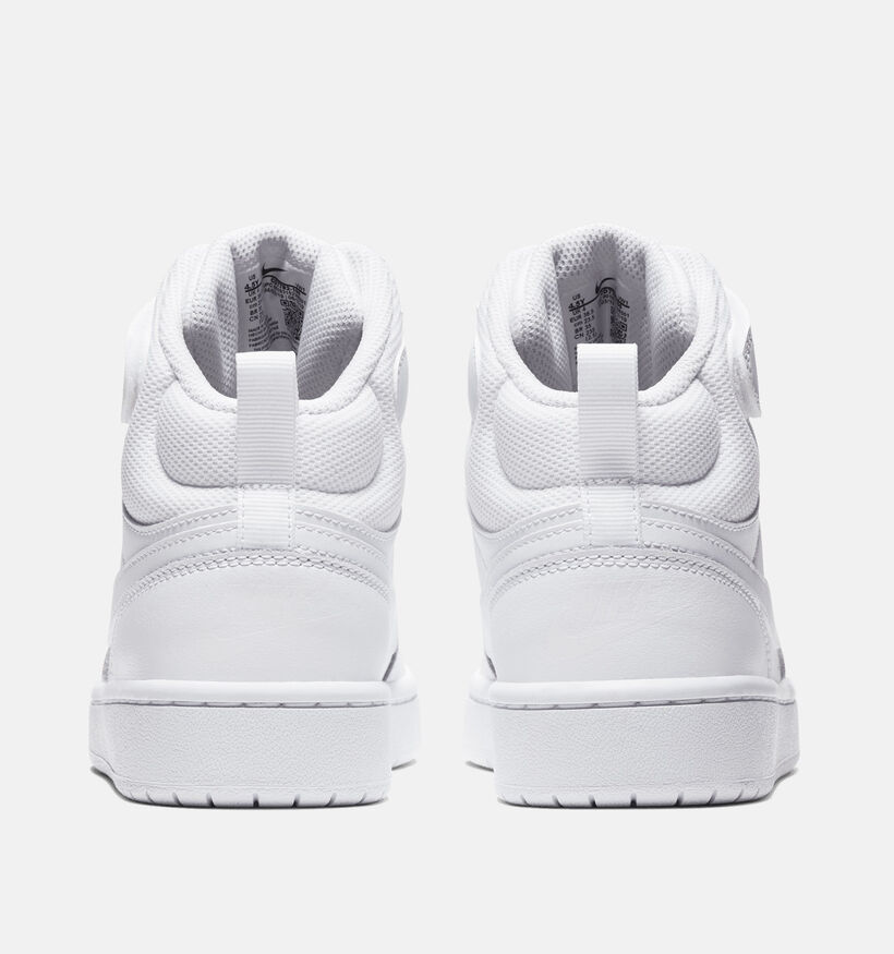 Nike Court Borough MID 2 GS Witte Sneakers voor jongens, meisjes (347940)