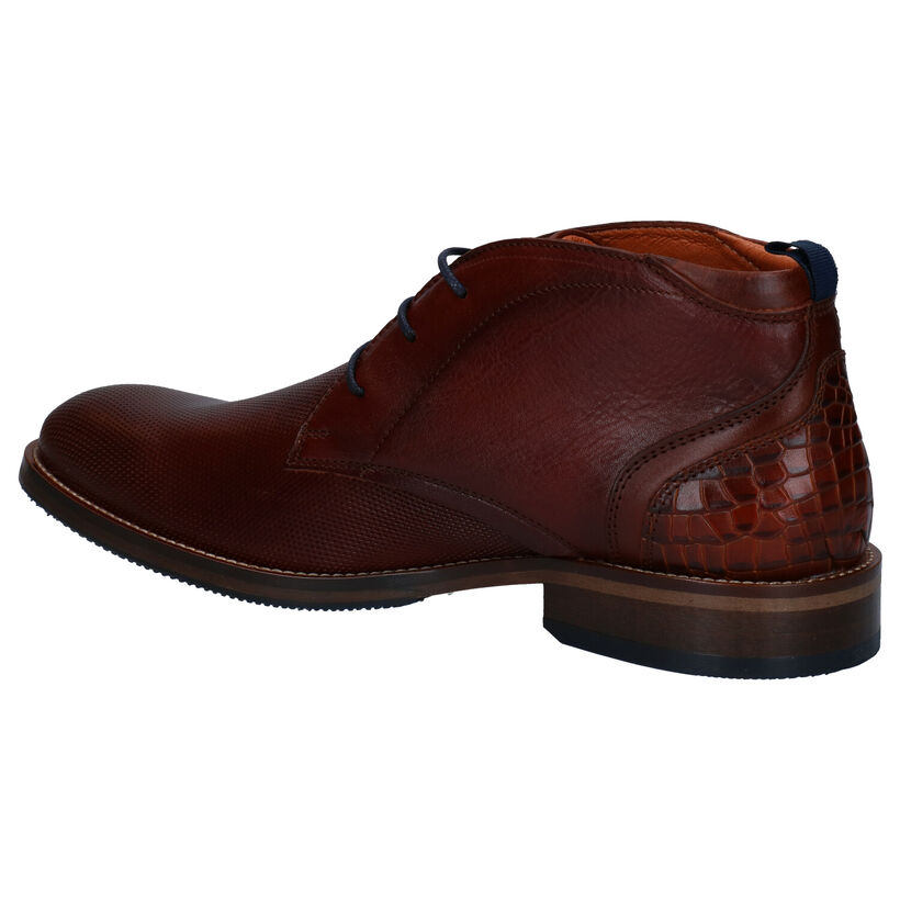 Van Lier Chaussures habillées en Brun foncé en cuir (283336)