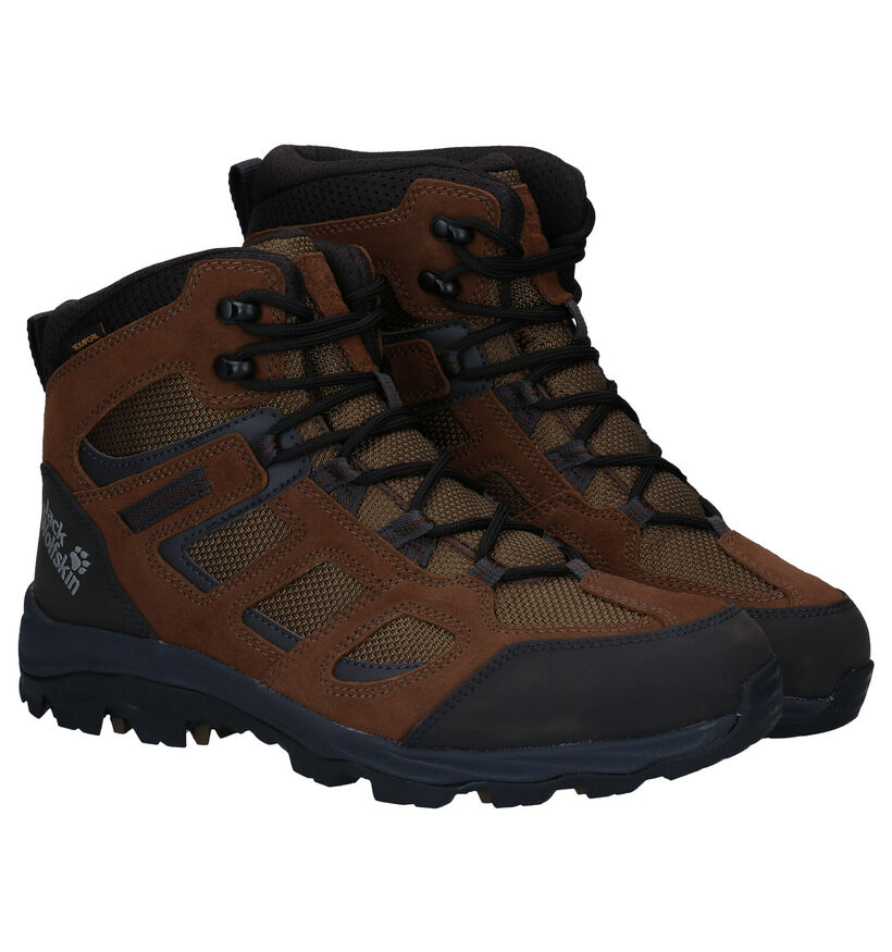 Jack Wolfskin Vojo 3 Texapore Chaussures de marche en Brun pour hommes (302186) - pour semelles orthopédiques