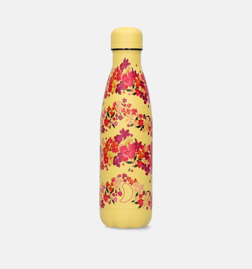 Chilly’s x Floral Zig Zag Ditsy Gourde en Jaune 500 ml pour femmes, filles (343556)