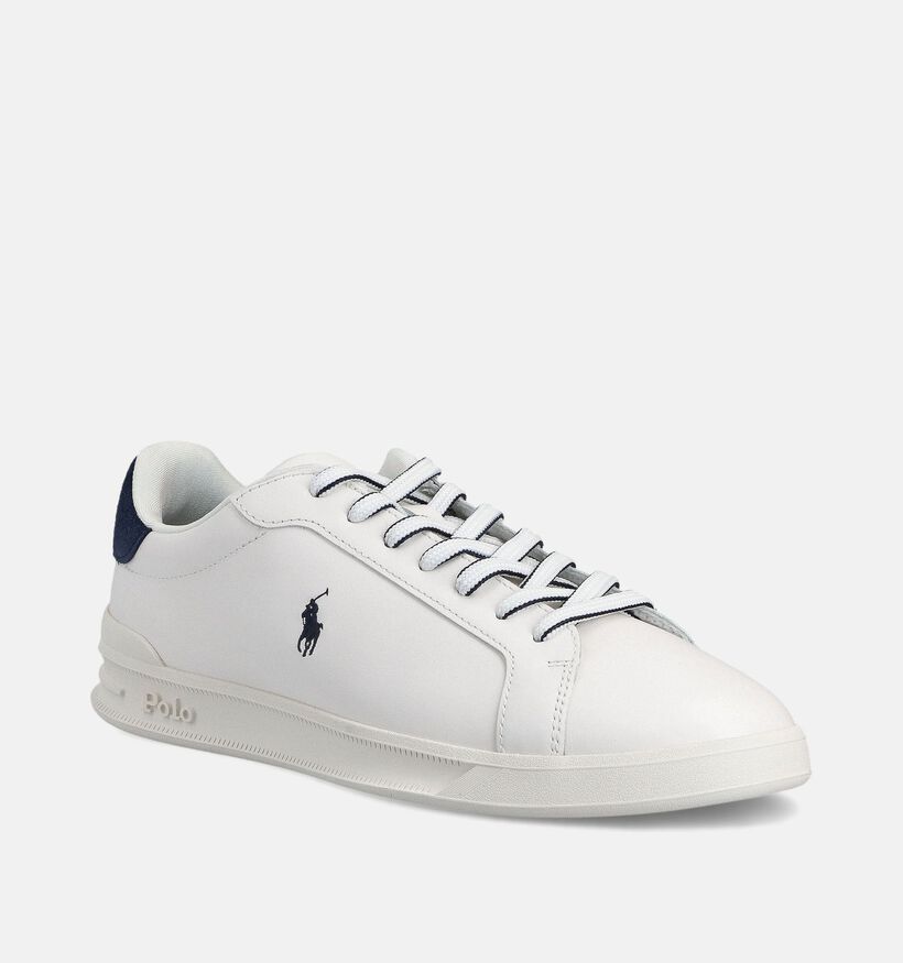Polo Ralph Lauren Court II Witte Veterschoenen voor heren (366442)