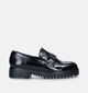 Gabor OptiFit Mocassins en Noir pour femmes (347028) - pour semelles orthopédiques