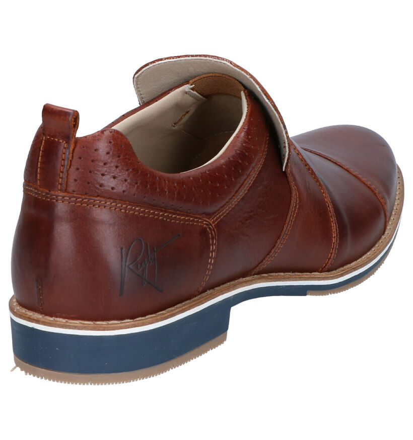 Bullboxer Chaussures à enfiler en Cognac en cuir (272198)