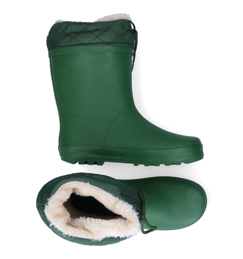 Xplor Rainboot Collar Fur Bottes de pluie en Noir pour garçons, filles (326387) - pour semelles orthopédiques