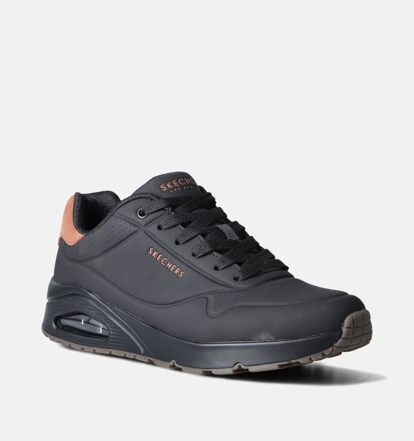 Skechers  Uno Suited On Air Baskets en Noir pour hommes (364188)