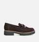 Tamaris Donkerbruine Mocassins voor dames (360635)