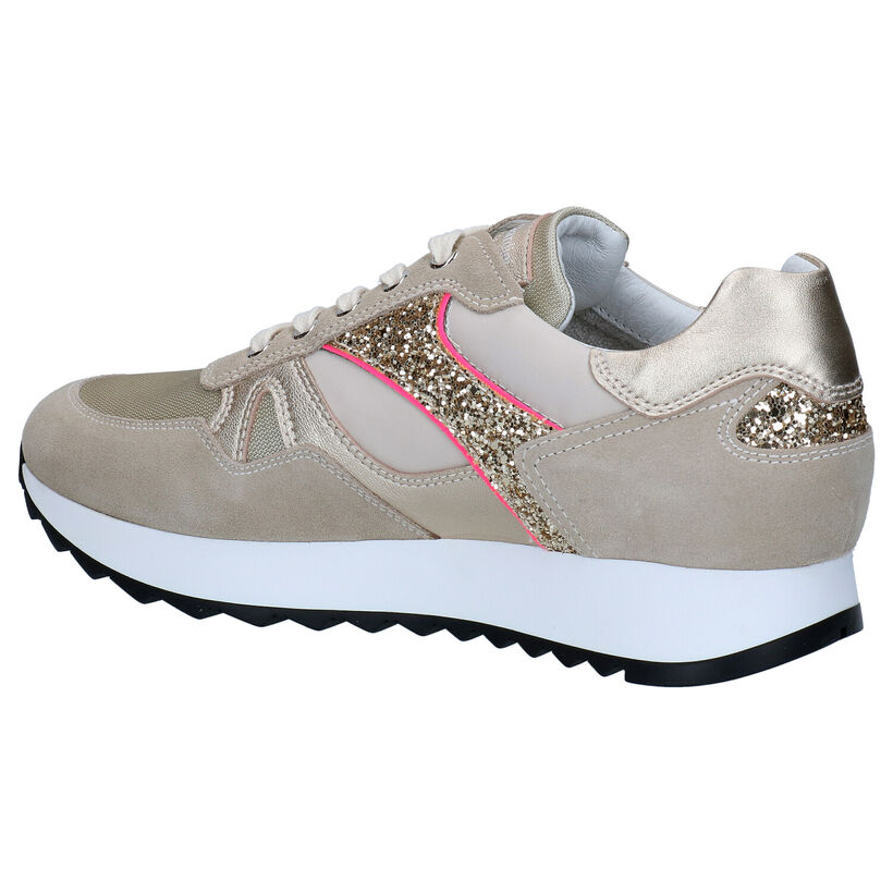 NeroGiardini Baskets casual en Beige foncé pour femmes (290036) - pour semelles orthopédiques