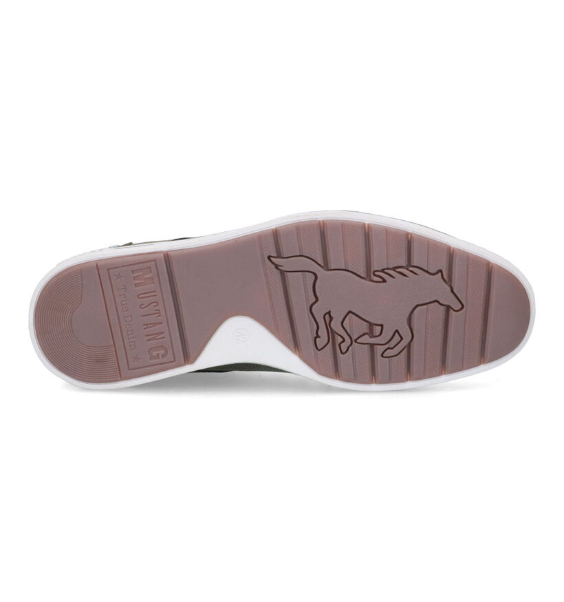 Mustang Chaussures à lacets en Vert kaki pour hommes (336652)