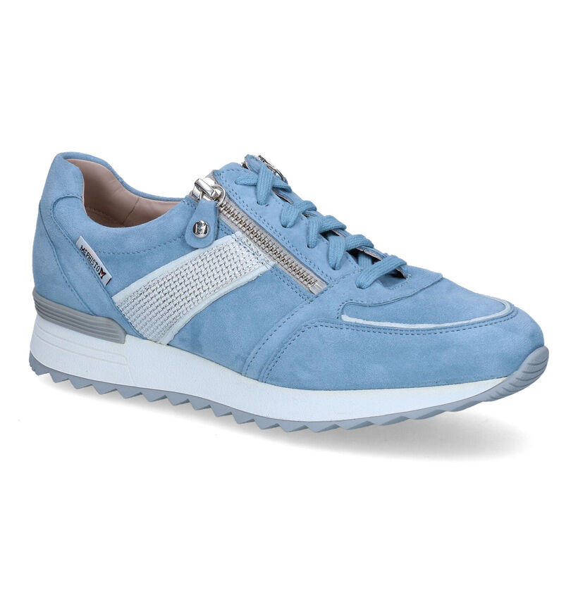 Mephisto Toscana Chaussures à lacets en Bleu pour femmes (306944) - pour semelles orthopédiques