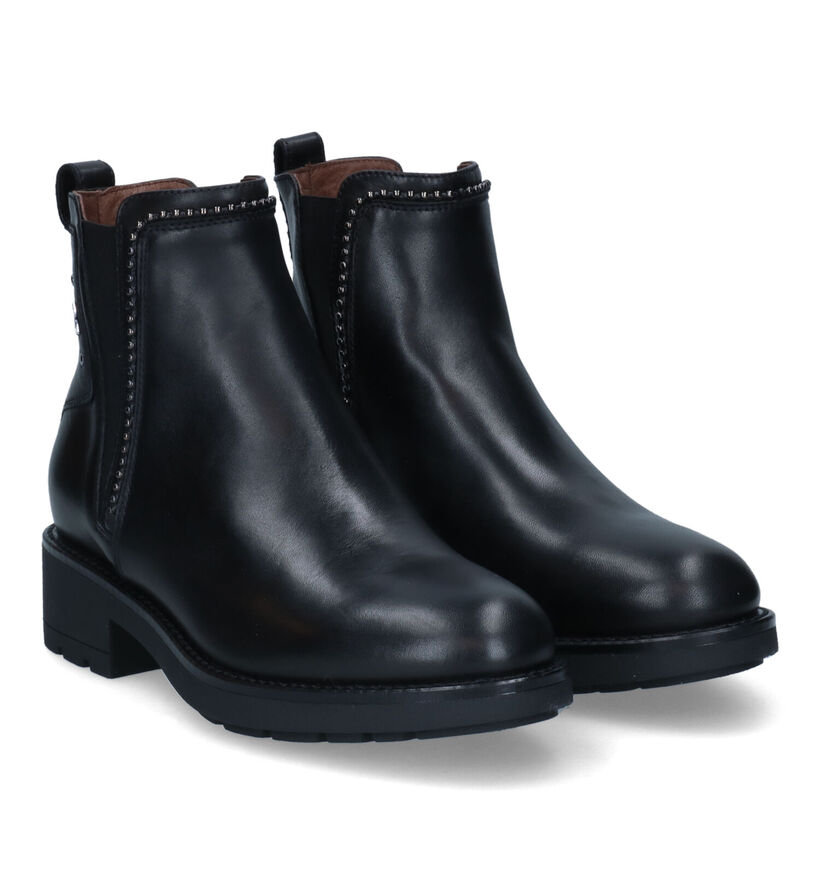 NeroGiardini Bottines Chelsea en Noir en cuir (314405)