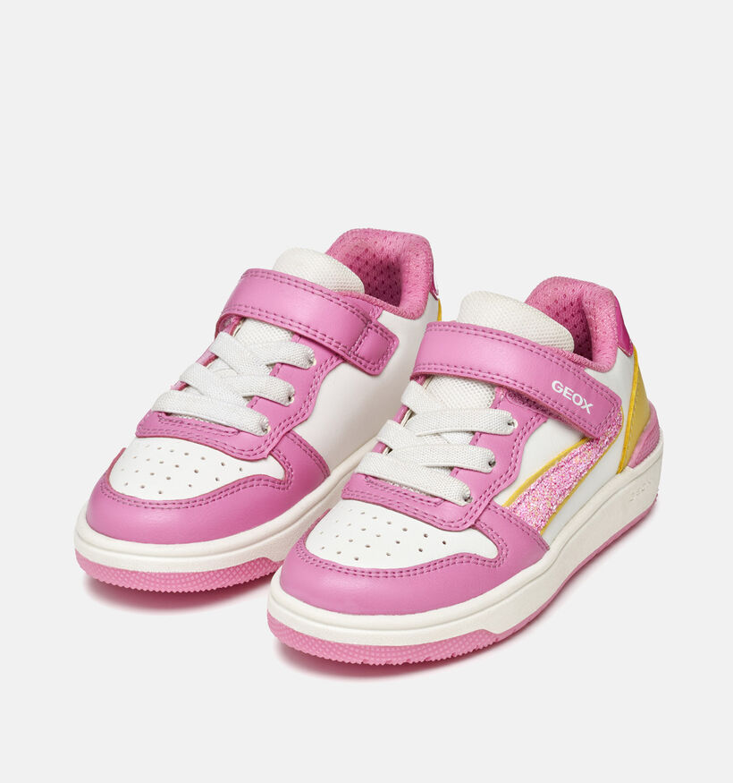 Geox Washiba Roze Sneakers voor meisjes (356420) - geschikt voor steunzolen