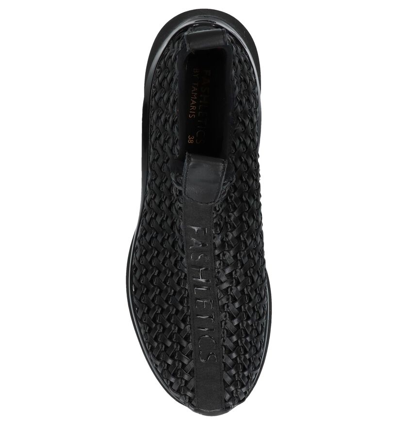 Tamaris Baskets slip-on en Noir en simili cuir (222149)