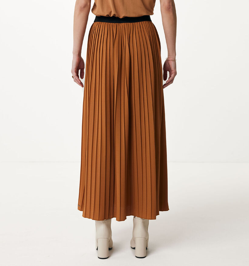 Mexx Bruine Plisse rok voor dames (330983)