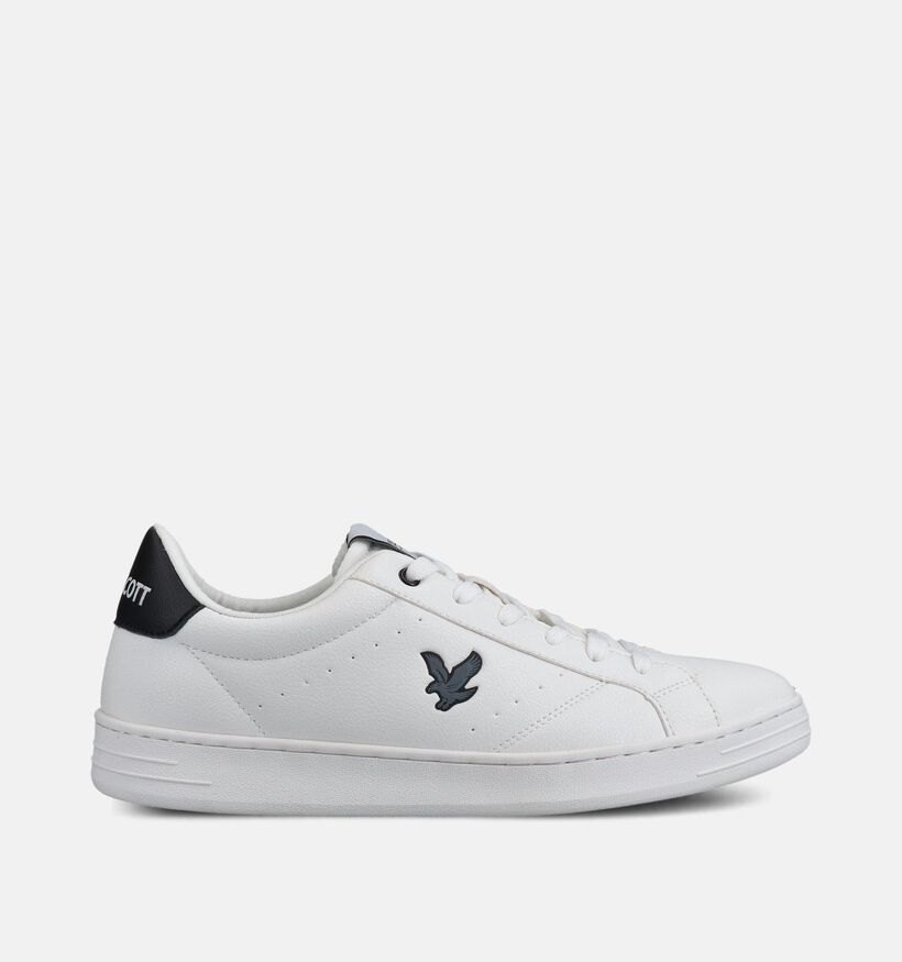 Lyle&Scott Elgin Witte Sneakers voor heren (369045) - geschikt voor steunzolen