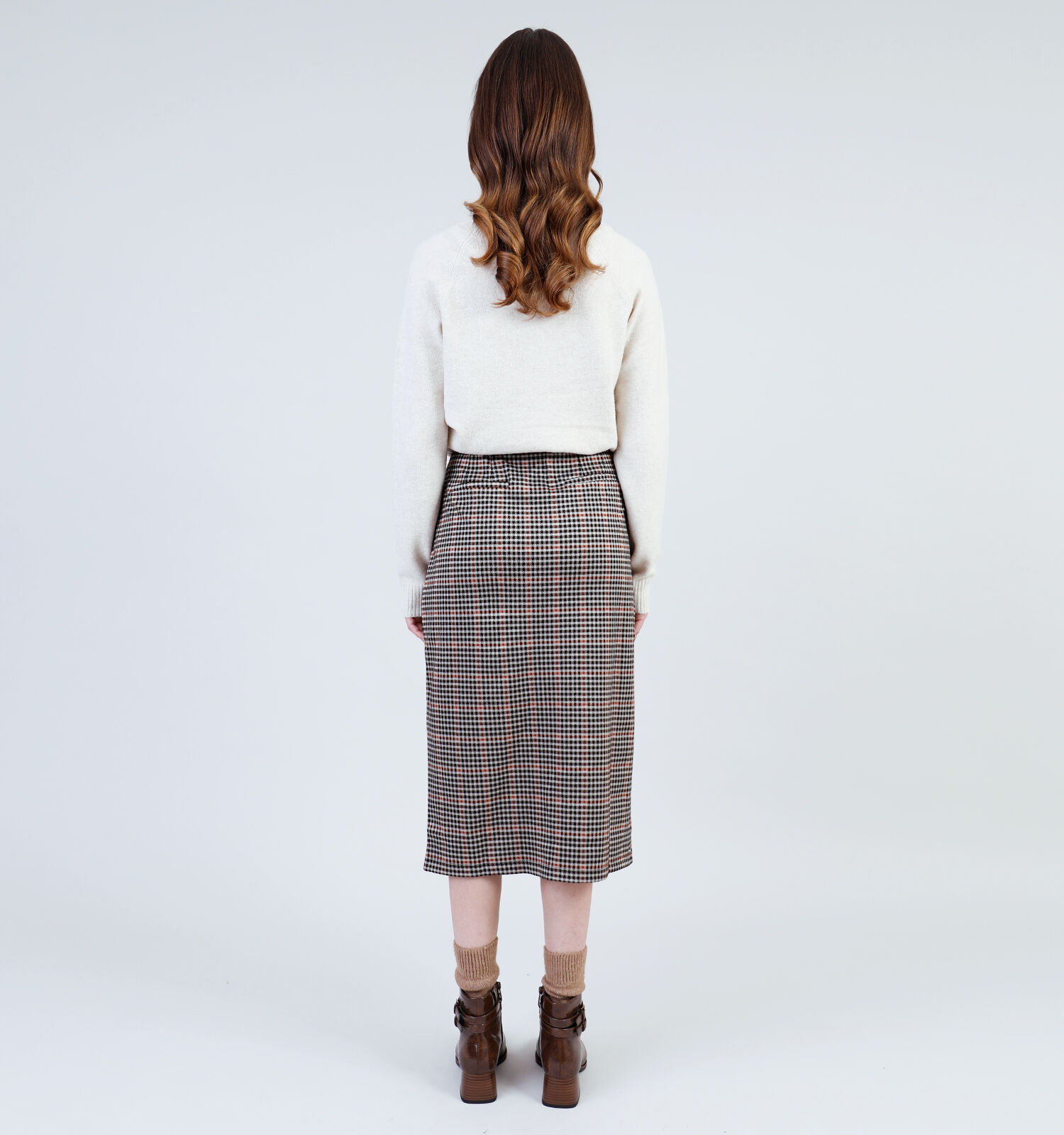 Geruite best sale rok dames