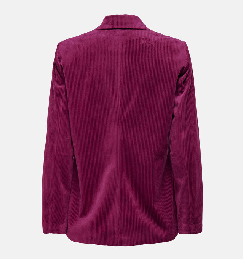 JDY Arizona Blazer en velours en Mauve pour femmes (332490)