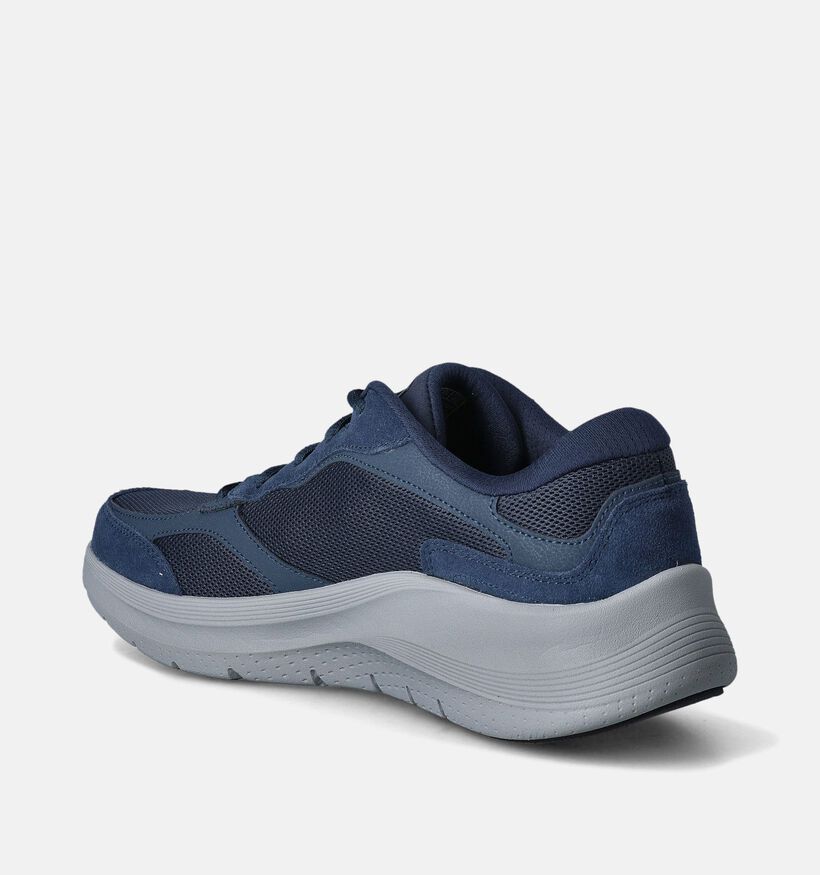 Skechers Arch Fit 2.0 The Keep Blauwe Sneakers voor heren (351856) - geschikt voor steunzolen