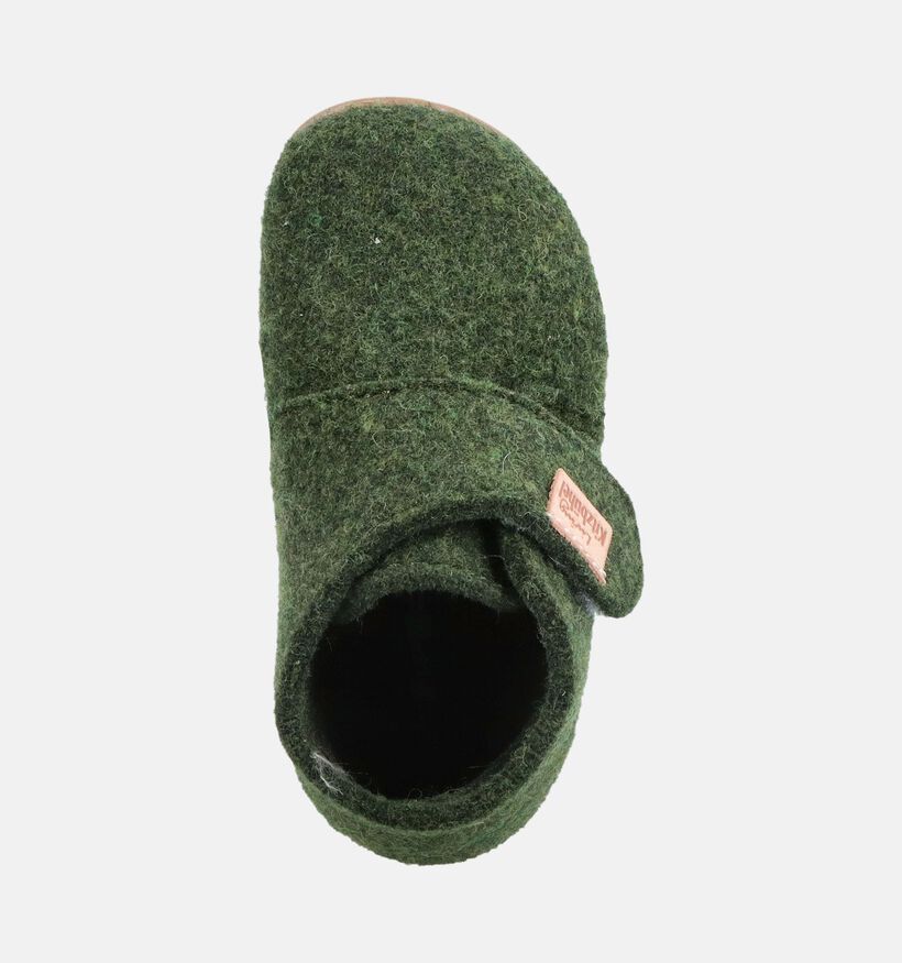Living Kitzb&uuml;hel Pantoufles en Vert pour gar&ccedil;ons (381166)