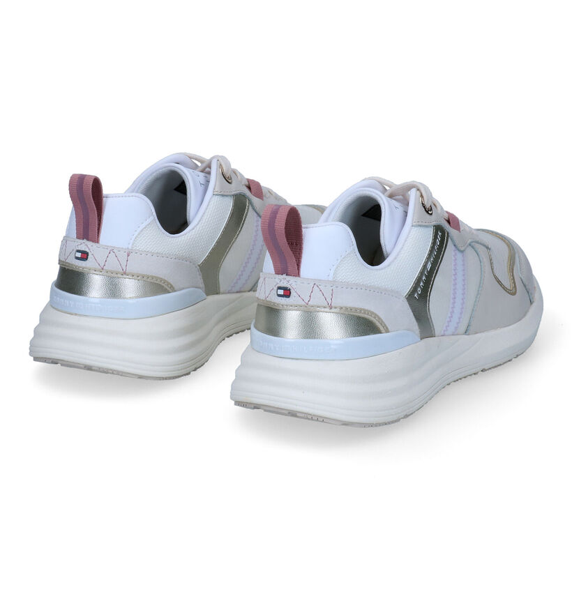 Tommy Hilfiger Metallic Casual Retro Ecru Sneakers voor dames (300629) - geschikt voor steunzolen