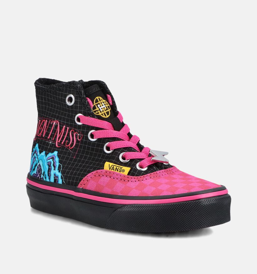 Vans Authentic 2.0 x KPop Demon Hunters Zwarte/Roze Sneakers voor meisjes, jongens (381689)